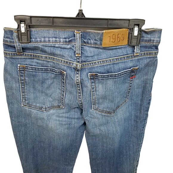 GAP Womens Size 4R Blue Solid Bootcut Jeans - Picture 5 of 9